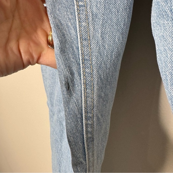 Topshop Light Wash Straight Leg Denim Mom
Jeans Size 2 - Picture 8 of 10